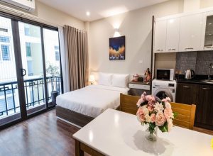 ハノイ賃貸アパート | バーディン区Lieu Giai通り1ベッドルームサービスアパートメント