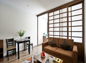 ハノイ賃貸アパート | バディン区キム・マエリア格安1LDKサービスアパートメント