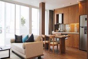 ハノイ賃貸アパート – バーディン区リンラン通り魅力的な2LDKサービスアパートメント