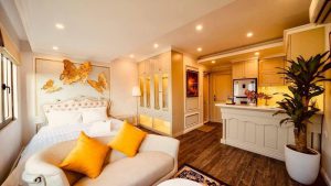 ハノイ賃貸アパート – バディン区の高級サービスアパート【Tran Phuのスタジオ間取り】