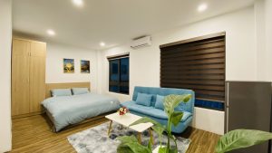 ハノイのバディン区にあるサービスアパート – 広さ35m²のスタジオ