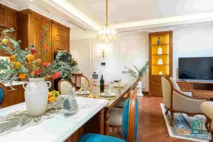 ハノイ 日本人向け アパート – タイホー区Trich Saiの豪華2LDKアパート：日本の美しいデザインと完全設備