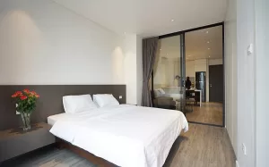 ハノイ 日本人向け アパート – タイホー区のTrinh Cong Son通り1LDK賃貸アパート