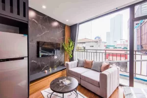 ハノイBa Dinh（バーディン）区Dao Tan通りの日本人向け1ベッドルームサービスアパート – 格安賃貸で快適な生活を