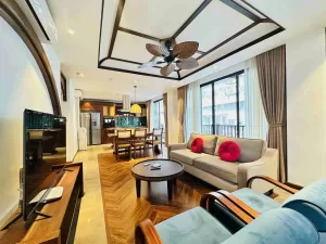 日本人向けサービスアパートメント賃貸：Tay Ho（タイホー）区、To Ngoc Van通りの3ベッドルーム