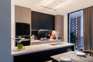 ハノイ賃貸アパート – タイホー区To Ngoc Van通りの2LDK、日本人向けサービスアパート