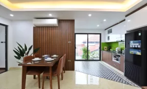 ハノイ賃貸アパート – タイホー区Xuan La通りの2LDKサービスアパート、静かな生活環境