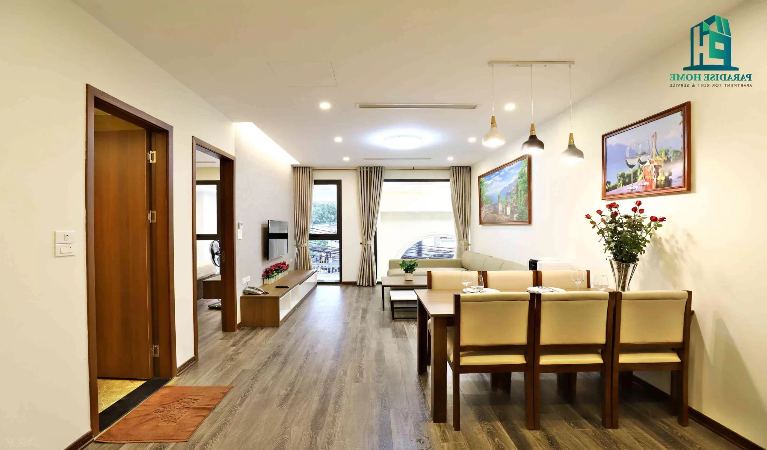 1-Bedroom Service Apartment in Tay Ho – Full Amenities, Near West Lake