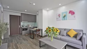 ハノイ賃貸アパート | タイホー区トーゴックバン通りの贅沢1ベッドサービスアパート – 日本人向け