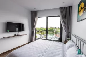 ハノイ賃貸アパート | 静かな環境の1ベッドサービスアパート – タイホー区