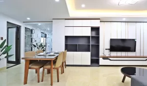 ハノイ賃貸アパート | Xuan La通り、タイホー区の2ベッドルームサービスアパート – モダンなデザイン