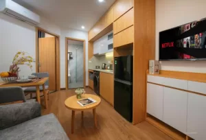 ハノイ賃貸アパート | Tay Ho区To Ngoc Van通りの1ベッドルームサービスアパート – 月額550USD