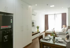 ハノイ 日本人向け アパート – タイホーサービスアパートメント 1ベッドルーム、月450USD