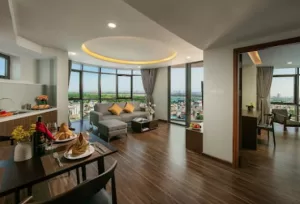 ハノイ賃貸アパート | タイホー区1LDKサービスアパート月額1140USD