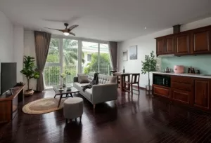 ハノイ賃貸アパート | タイホー区Au Co通りの1ベッドルームサービスアパートメント – 月額645USD