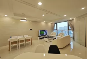 ハノイTây Hồの高級アパートメント – 3ベッドルーム、家具付きの賃貸