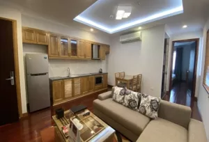 ハノイ賃貸アパート | バーディン区の1ベッドルームサービスアパートメント – 月額1450USD