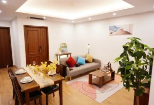 ハノイ賃貸アパート – 新築1LDK、家具完備、月額550ドル、Tay Ho区