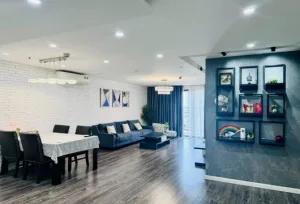 ハノイ賃貸アパート – ドロダオタンホアンミン、タイホーの2ベッドルームアパートメント、湖の景色、110m²、月額1050USD