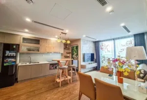 ハノイ賃貸アパート：Vinhomes West Point、Nam Tu Liem、ハノイ、2ベッドルーム850USD/月