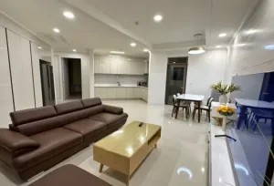 ハノイ賃貸アパート【Starlake Tây Hồ Tây】高層階3LDK・130㎡・韓国大使館近くの家具付き物件