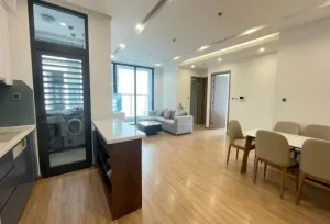 Apartment for rent in Hanoi – High Floor 3BR Furnished Vinhomes Metropolis