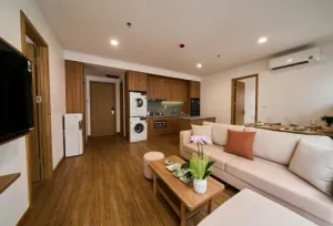 キンマーサービスアパート｜ハノイ・バーディン区｜2ベッド70㎡・家具完備・月1900USD