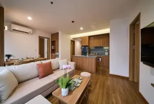 ハノイ賃貸アパート｜キンマーの2ベッドサービスアパート｜家具付き・月1900USD