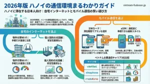 2026年版｜ハノイのインターネット・SIM完全ガイド｜Wi-Fi・eSIM・在宅勤務対応