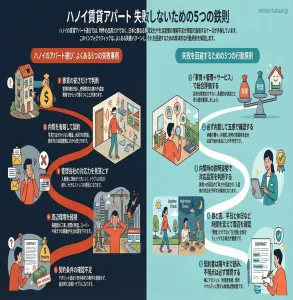 ハノイ賃貸アパートで日本人が後悔しやすい失敗事例と回避策【2026年実例ベース】