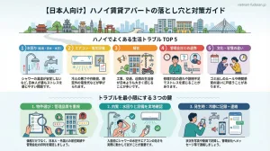 ハノイ賃貸アパートで日本人が直面しやすい生活トラブルとその対処法【2026年完全ガイド】