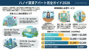 ハノイ賃貸アパート｜2026年最新・日本人・外国人向け長期滞在ガイド