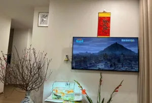 Phạm Hùng沿いSkylake賃貸｜104㎡の家具付き3LDK