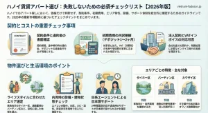 ハノイ賃貸アパートで失敗しない選び方チェックリスト【2026年完全版】