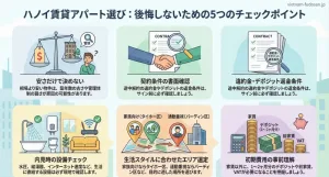 ハノイ賃貸アパートで日本人がよくする失敗5選｜契約前に知るべき注意点