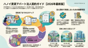 ハノイ賃貸アパート法人契約完全ガイド｜日本人駐在員向け2026年最新版