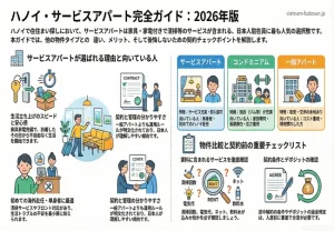 ハノイサービスアパート完全ガイド｜日本人向け賃貸の選び方2026年版