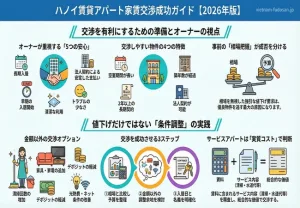 ハノイ賃貸アパートの家賃交渉完全ガイド｜日本人向け2026年最新版