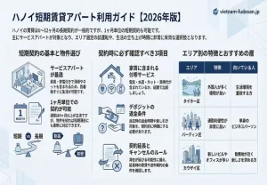 ハノイ賃貸アパートの短期契約完全ガイド｜日本人向け2026年版