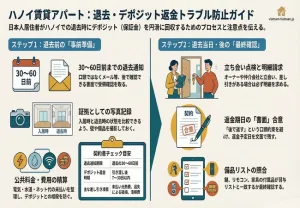 ハノイ賃貸アパートの退去・デポジット返金完全ガイド｜日本人向け2026年版